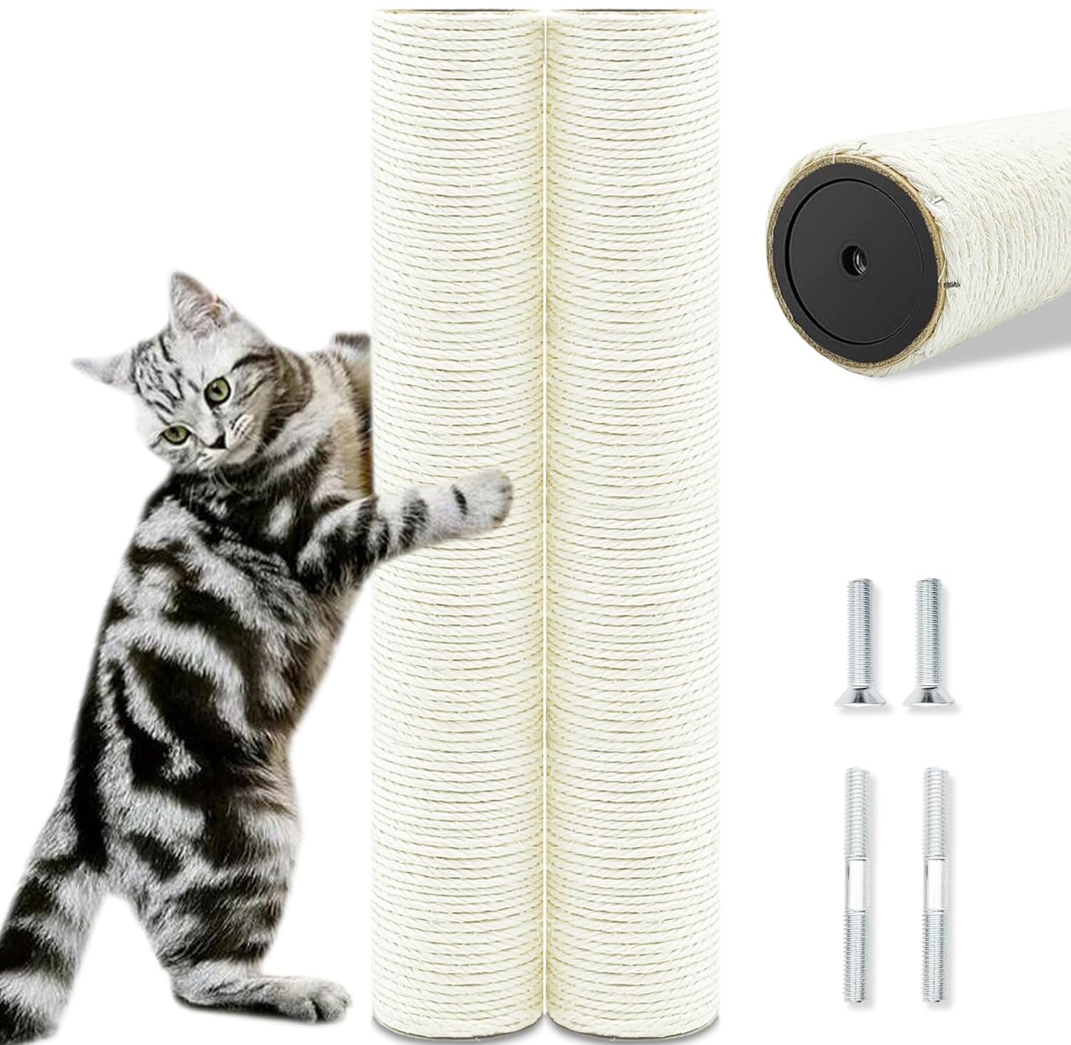 SIYIPURR poste reemplazo rasca para gatos, ideal para uñas y muebles.