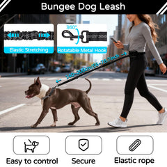 Skmeditec: amortiguación bungee que suaviza tirones durante caminatas.