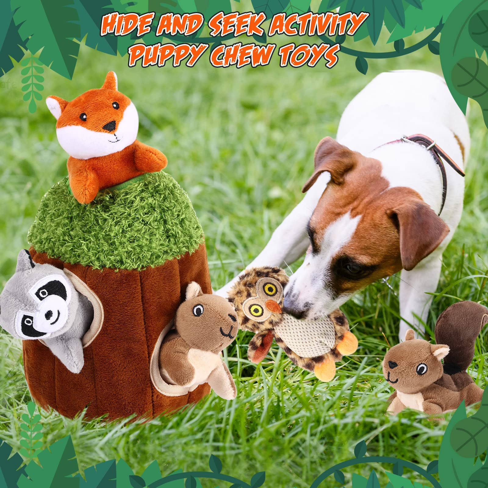 Skylety animal bosque peluche 3, tamaño cómodo para manos pequeñas durante el juego