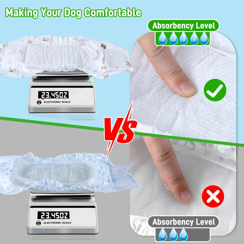 SkyLion pañales para perros mayores con incontinencia, uso discreto.