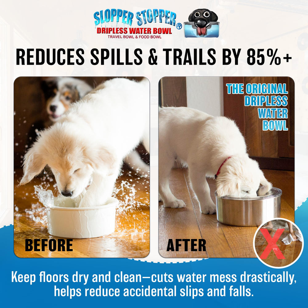 Slopper Stopper material Tritan, resistente y duradero para perros activos