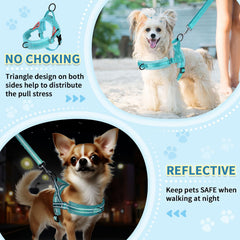 Ajuste de cuello y pecho para perros pequeños y cachorros