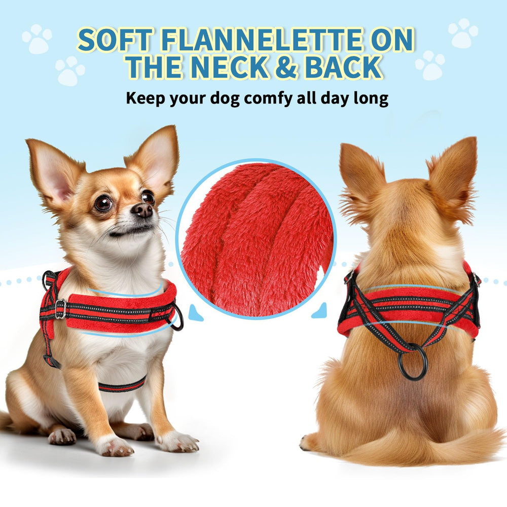 Ajuste de cuello y pecho SlowTon para un confort personalizado en perros pequeños.