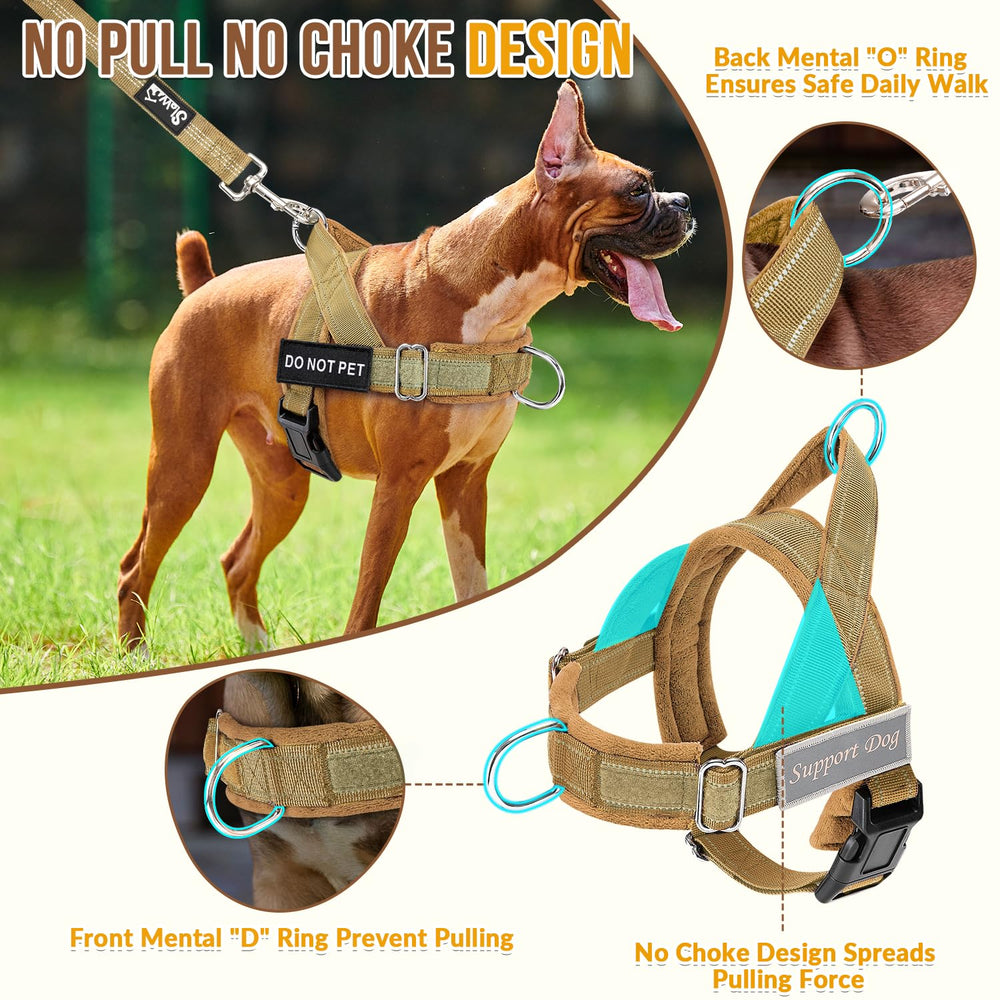 SlowTon arnés perro acolchado suave reduce rozaduras en el cuello