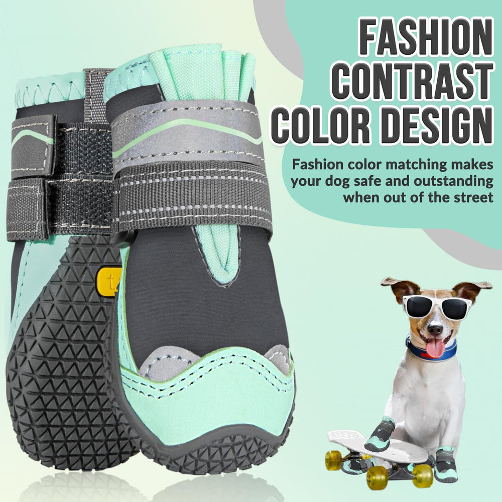 SlowTon botas para perros, apertura fácil para ponérselas