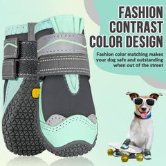 SlowTon botas para perros, apertura fácil para ponérselas