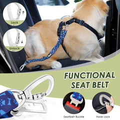 SlowTon cinturón para perro con amortiguador bungee para viajes suaves
