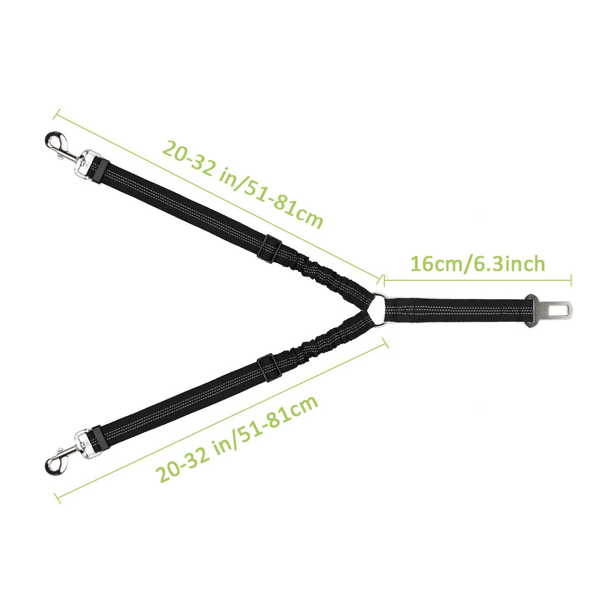 SlowTon compatibilidad universal con receptáculos de cinturón de coche.