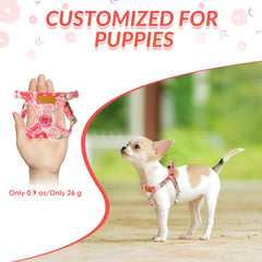 SlowTon correa 360 grados para arnés perro rosa XS, evita enredos.