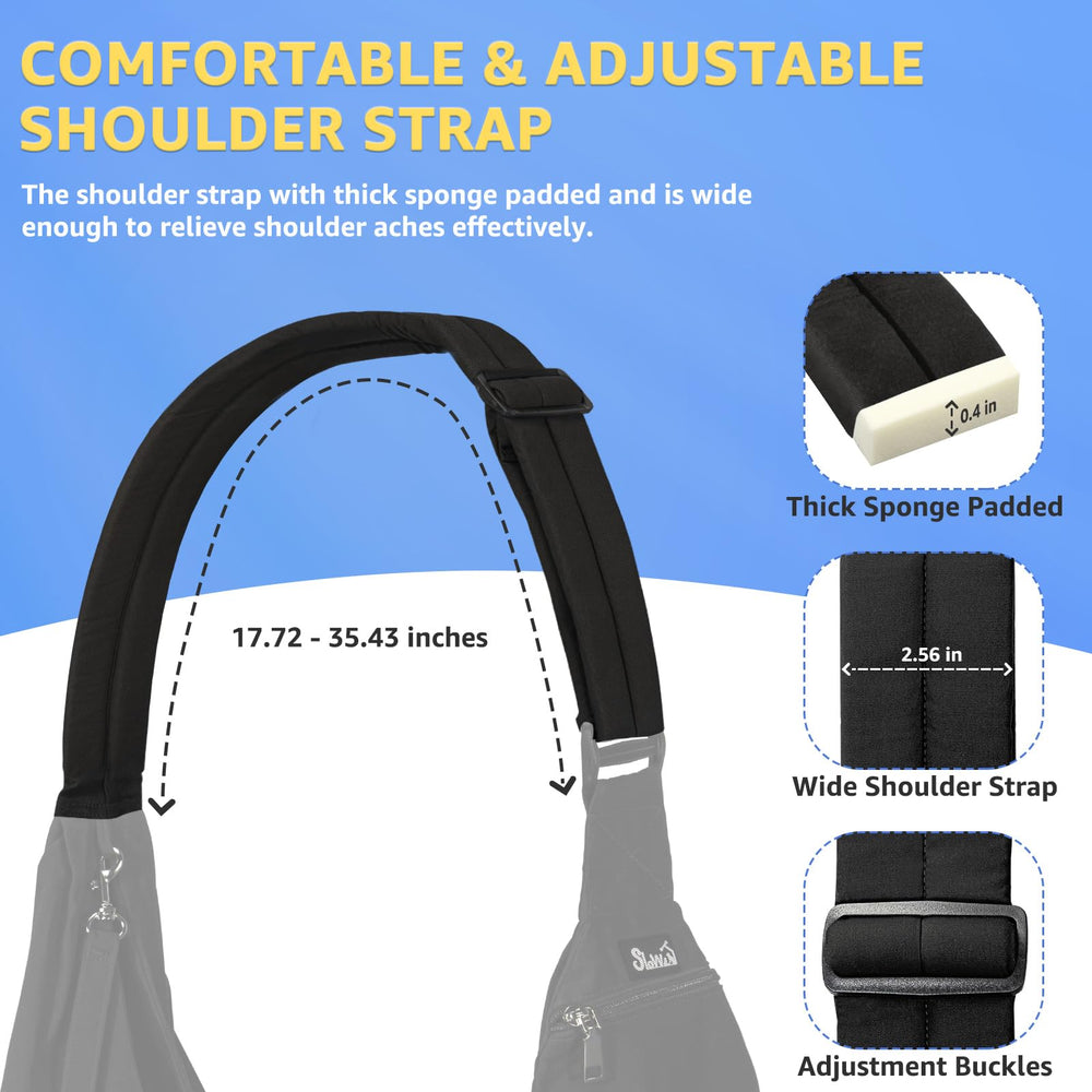 Bandolera SlowTon lavable a máquina para limpieza rápida.