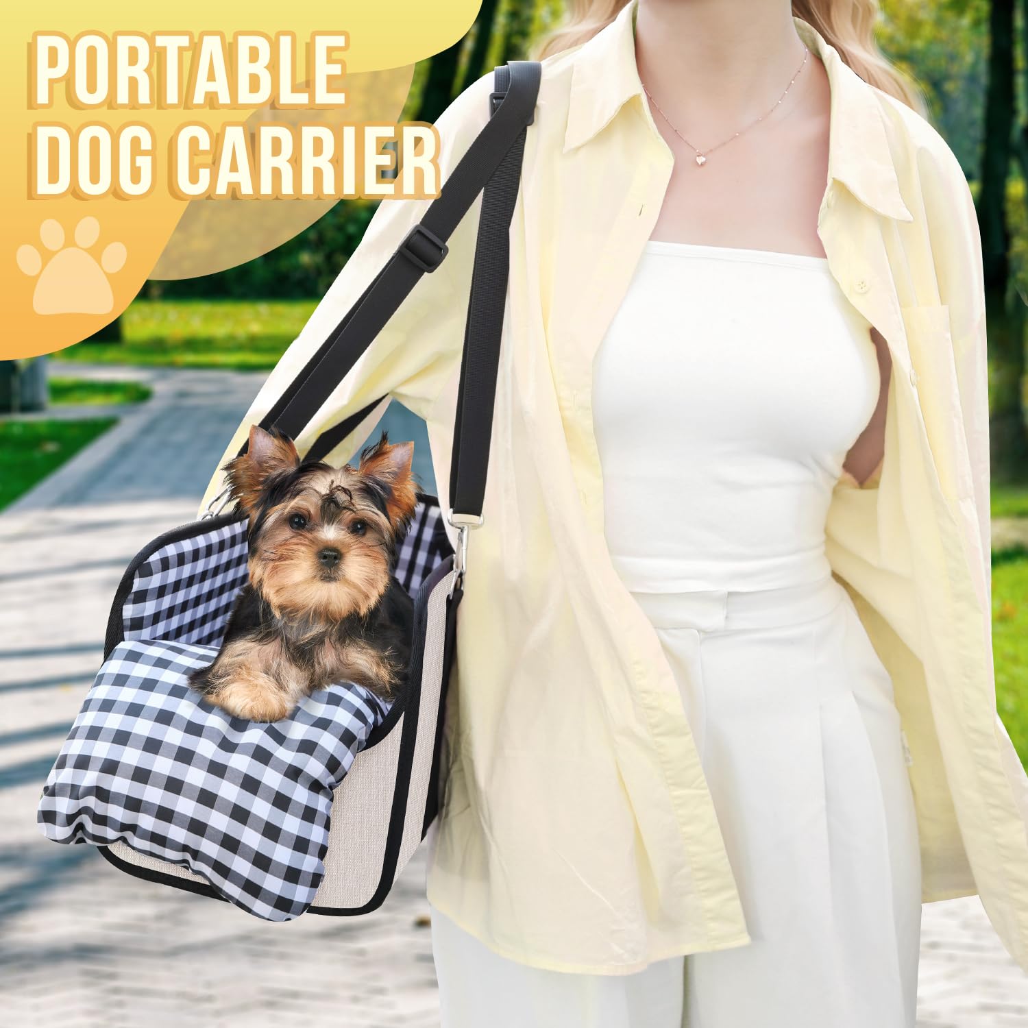 SlowTon uso multifuncional: bolso y cama portátil para perro