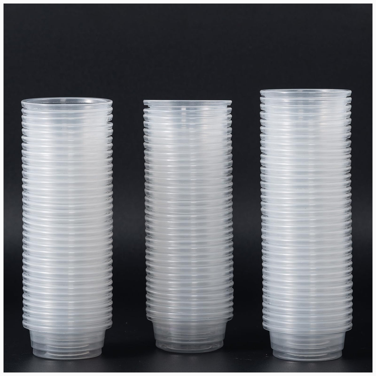 SLSON tazas gecko 0,5oz transparentes para comida y agua de reptiles.