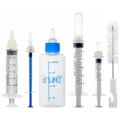 SLWHYZL Kit biberón gatitos-1ml: alimentación precisa para recién nacidos.