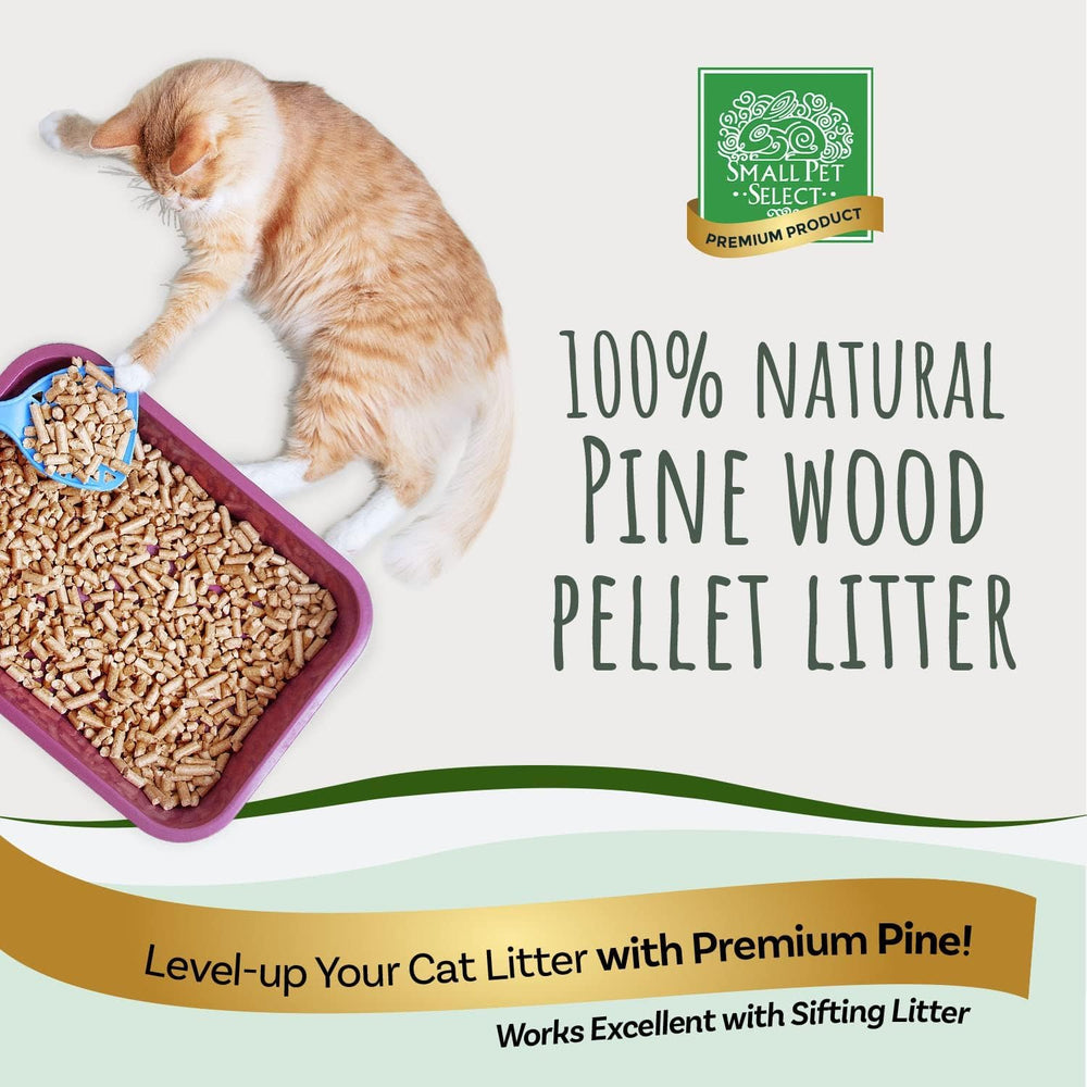 Small Pet Select gránulos de pino con bajo polvo reducen migas y rastreo.
