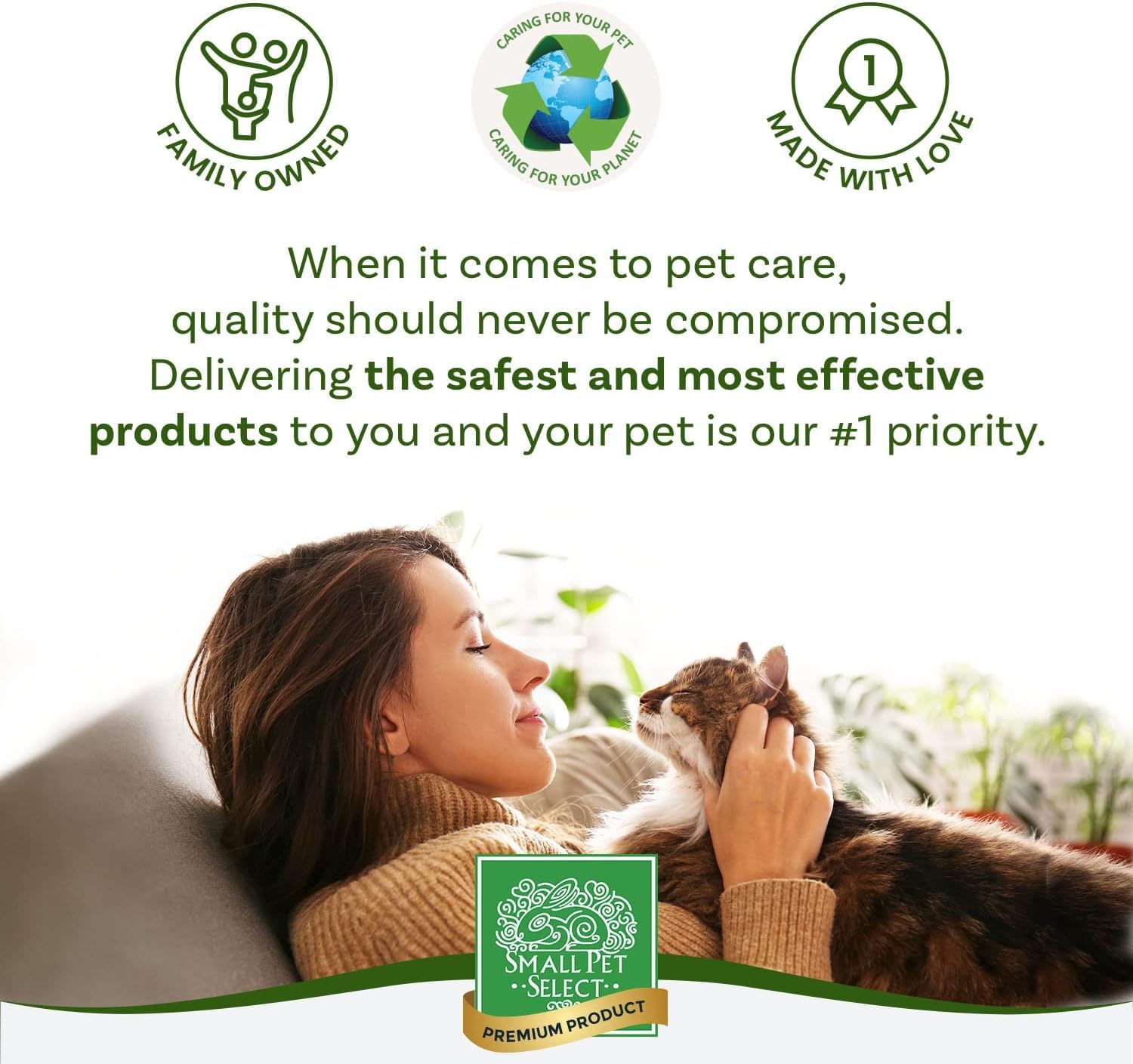 Pellets de pino 100% natural sin químicos para mascotas pequeñas.