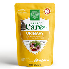 Small Pet Select galleta apoyo urinario, snack rico en fibra para la comodidad diaria.