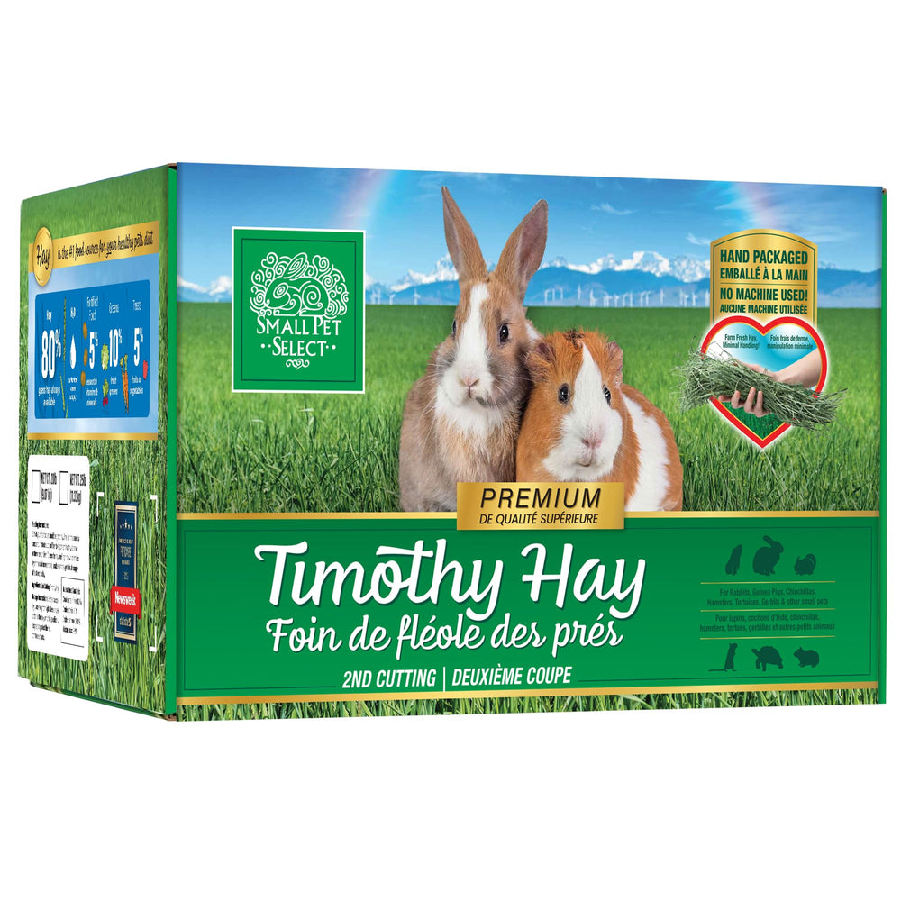 Small Pet Select heno Timothy 2do corte seleccionado a mano para dientes sanos y digestión