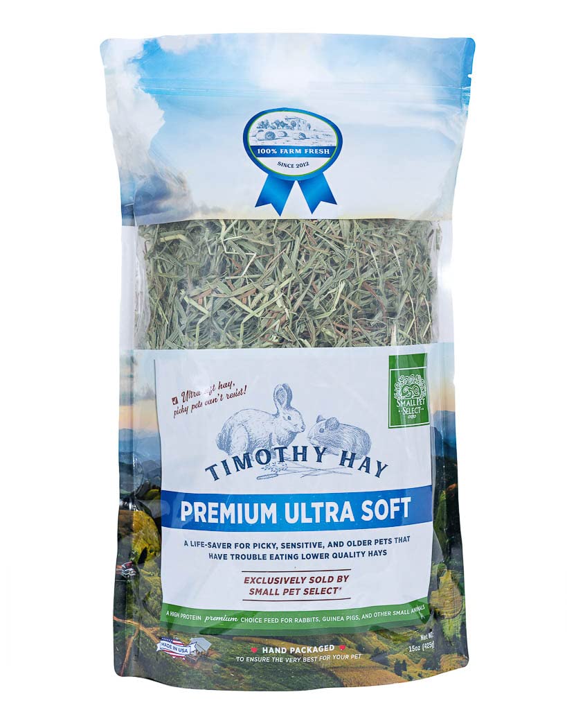 Small Pet Select heno timothy con hojas grandes, ideal para paladares exigentes