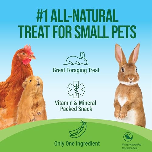 Small Pet Select Pea Flakes ingredientes 100% vegetales sin pesticidas para conejos.