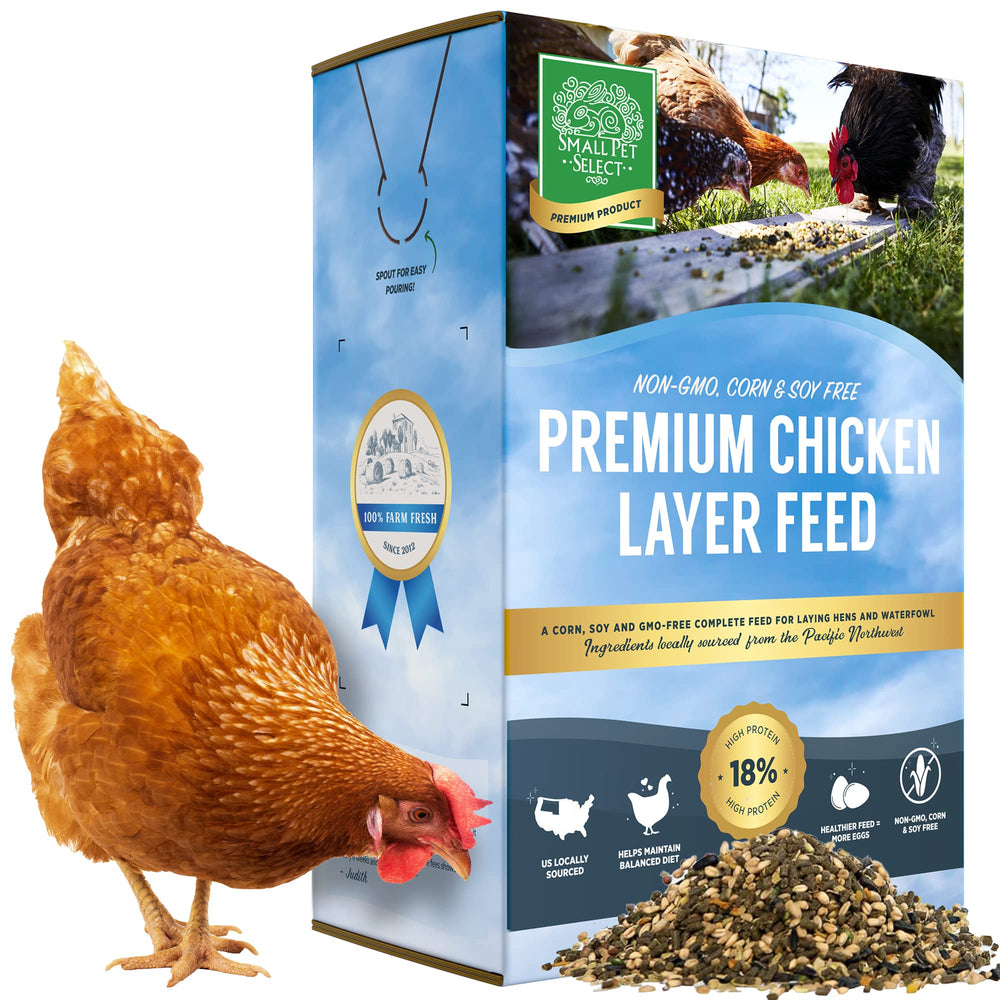 Small Pet Select pellets para gallinas, alimento completo para una ponedora saludable.