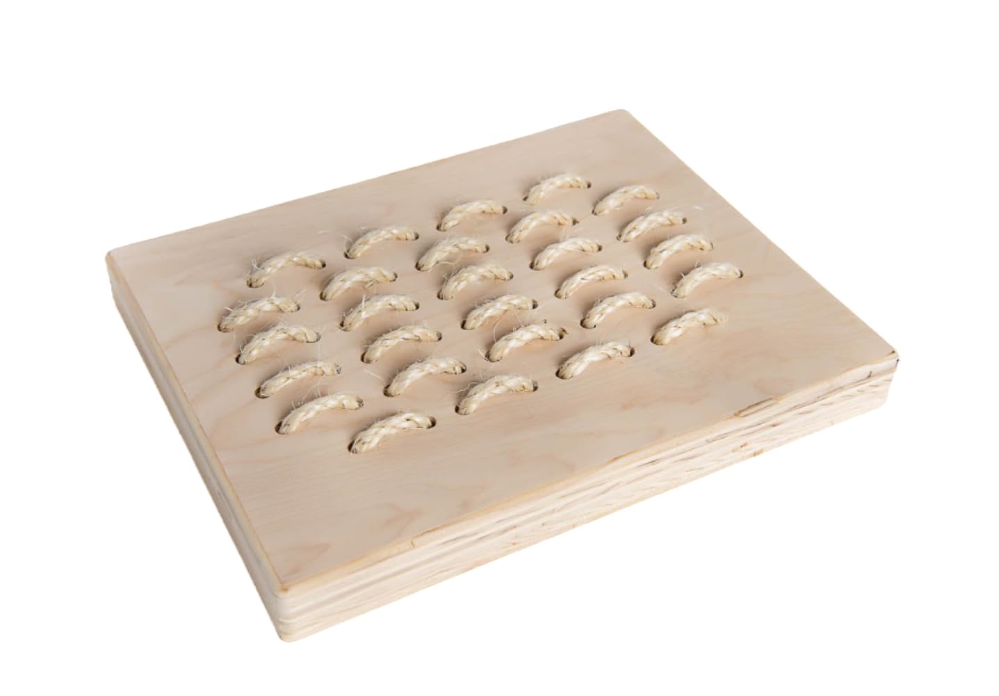 La plataforma de excavación de madera de Small Pet Select para conejos protege alfombras y fomenta el juego.