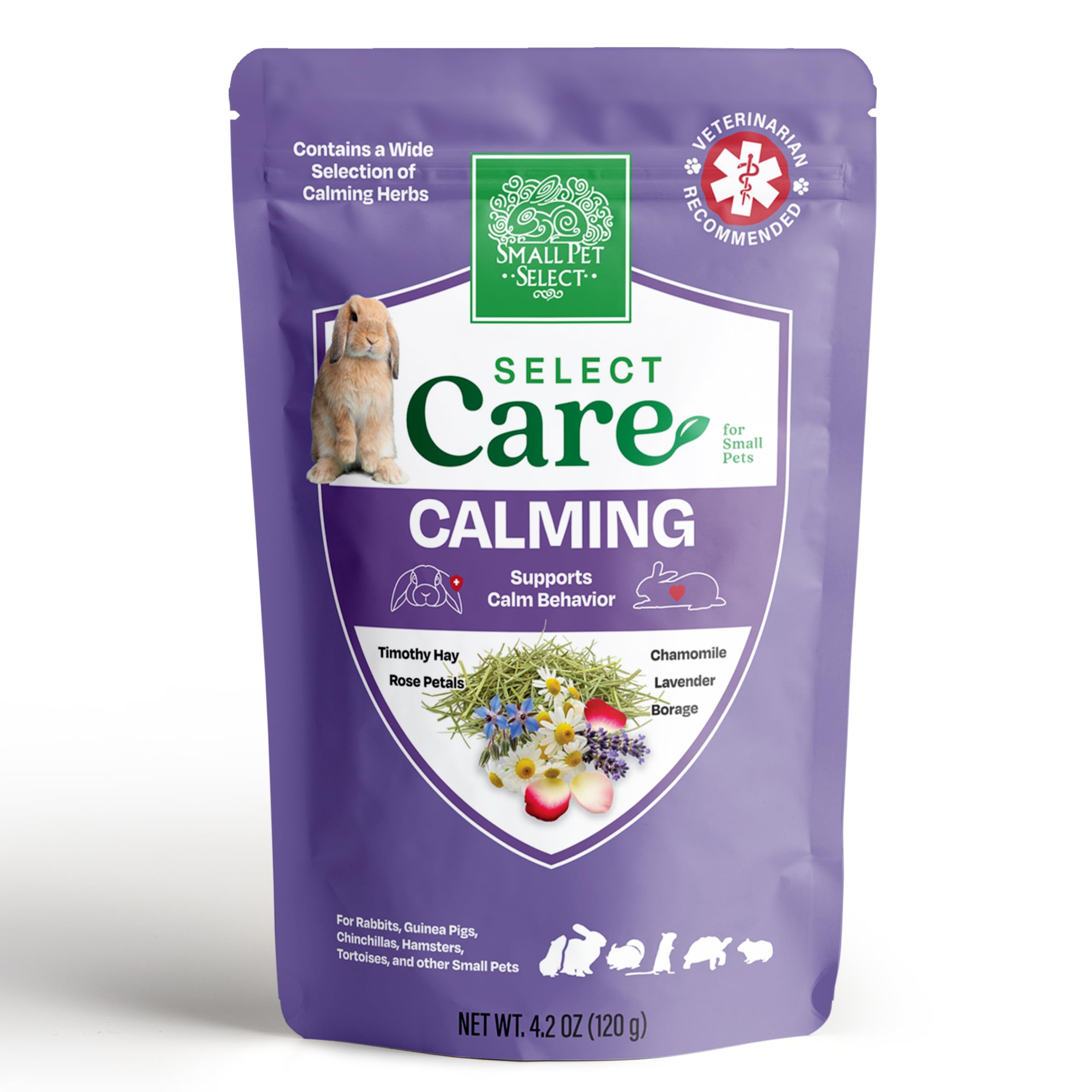 Small Pet Select Select Care galleta calma en empaque resistente para frescura