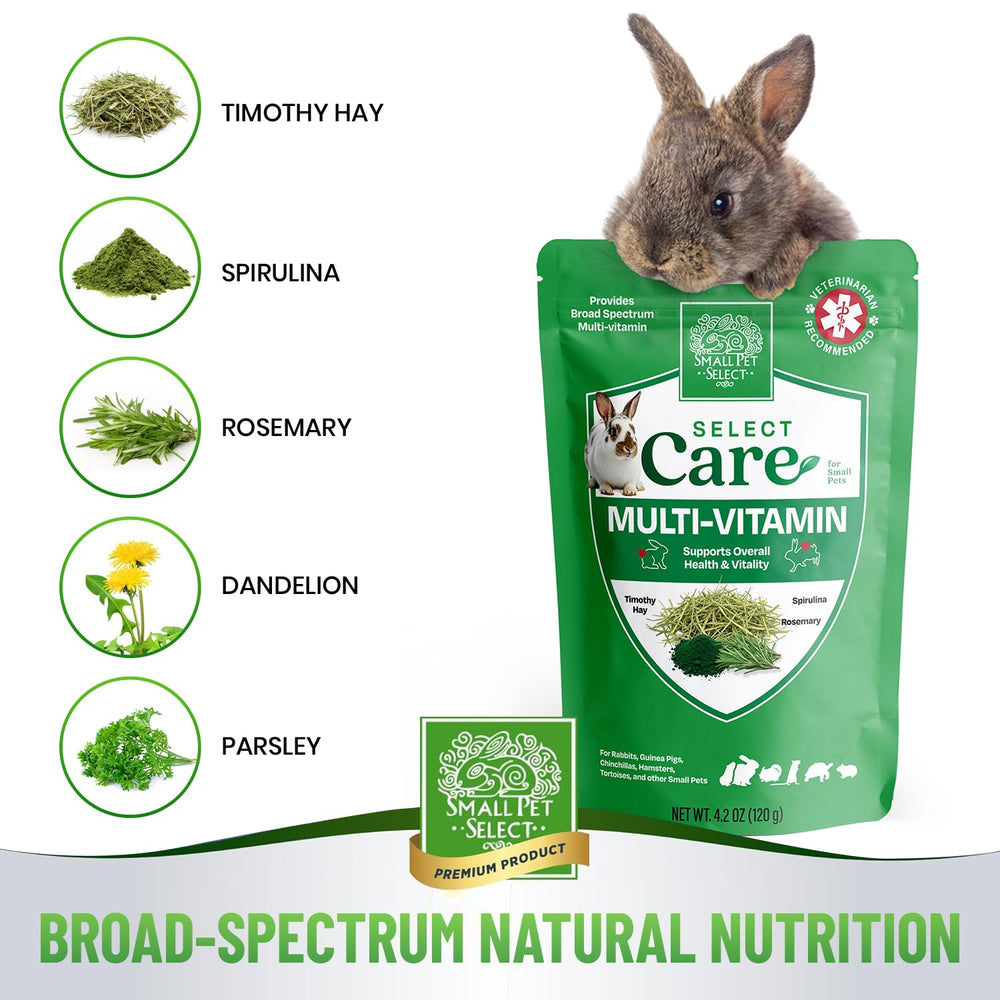 Small Pet Select Select Care: levadura de cerveza para apoyar nutrientes en la dieta diaria.