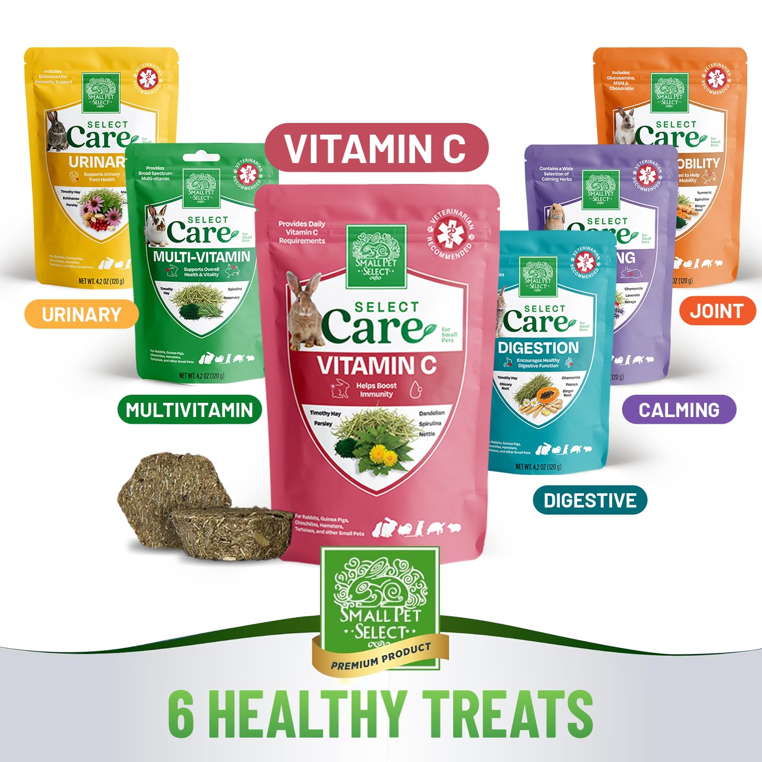 Uso diario para mascotas pequeñas ofrece enriquecimiento y sabor herbal