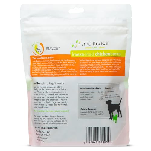 smallbatch unico-ingrediente: premio 100% carne para entrenamiento.