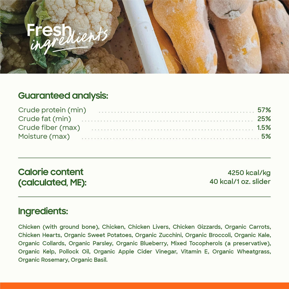 Smallbatch Pets proteína única de pollo, apta para dietas sensibles