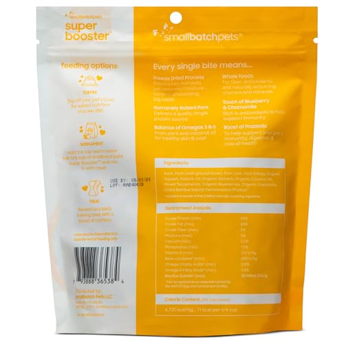 Smallbatch topper de comida para perros con probióticos para la digestión
