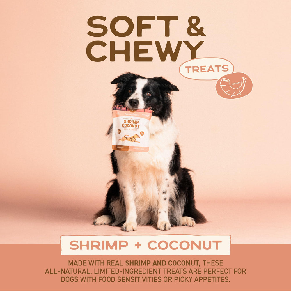 Smart Cookie camarón pelado y deveinado: fuente proteica atractiva para perros sensibles
