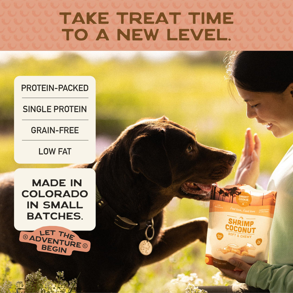 Smart Cookie coco-fruta nutritiva: sabor tropical que agrada a perros curiosos