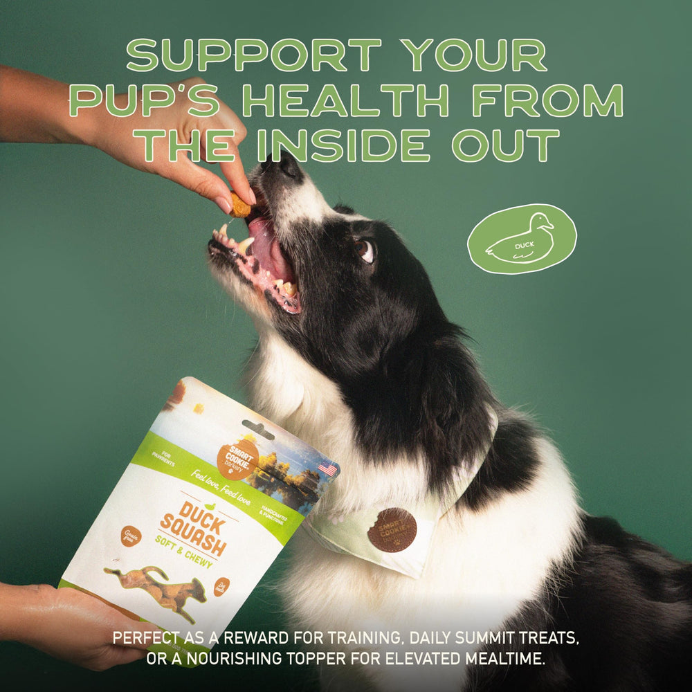 Smart Cookie: nutrición natural con pato para perros