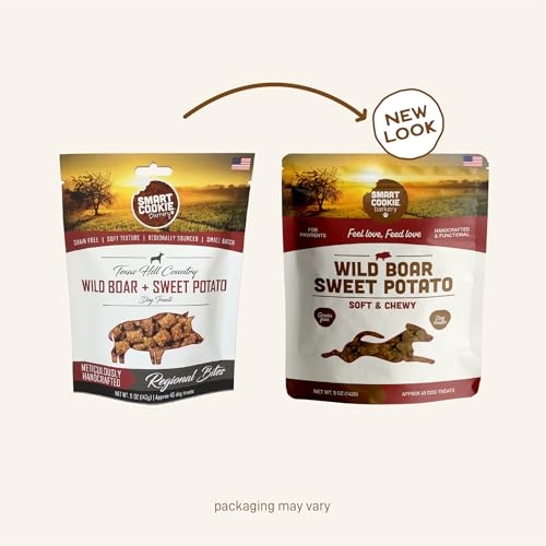 Smart Cookie snack alérgenos mínimos; prueba segura para perros sensibles.