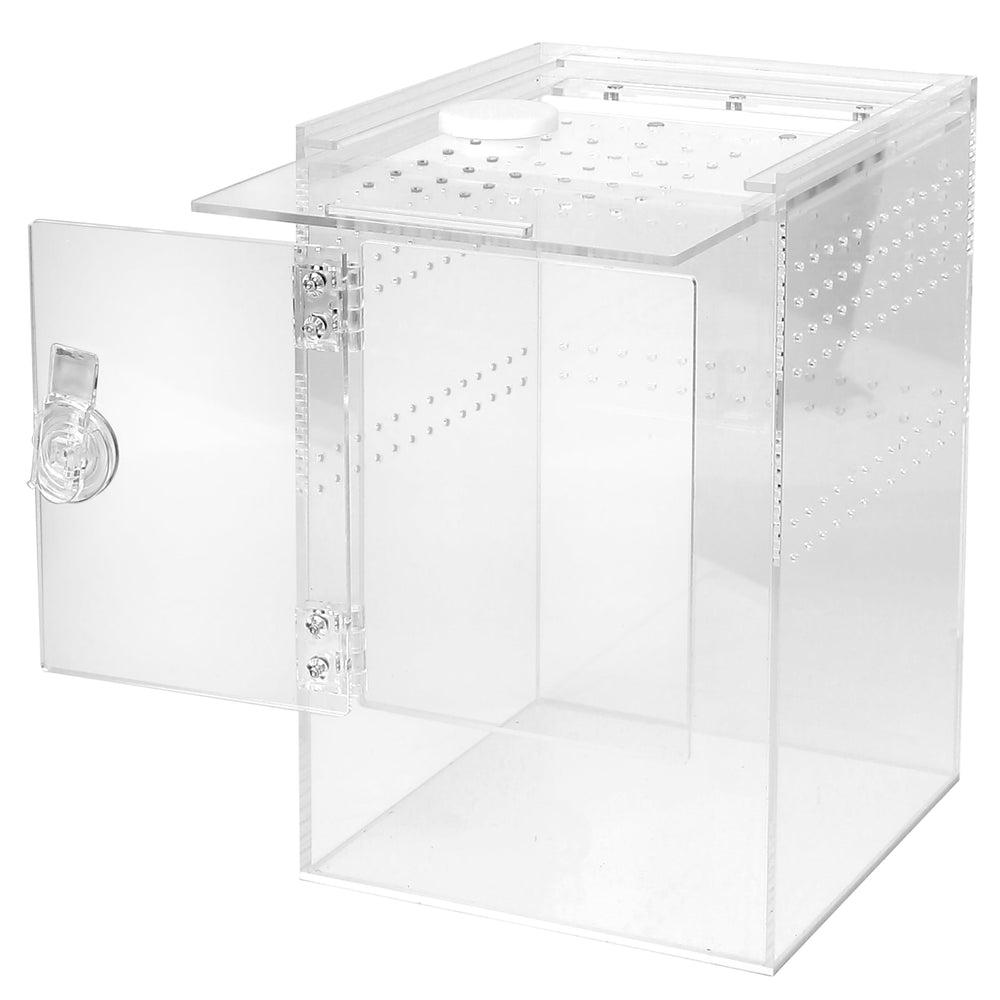 Jaula acrílica transparente de SmartAng para observación clara de la tarántula.