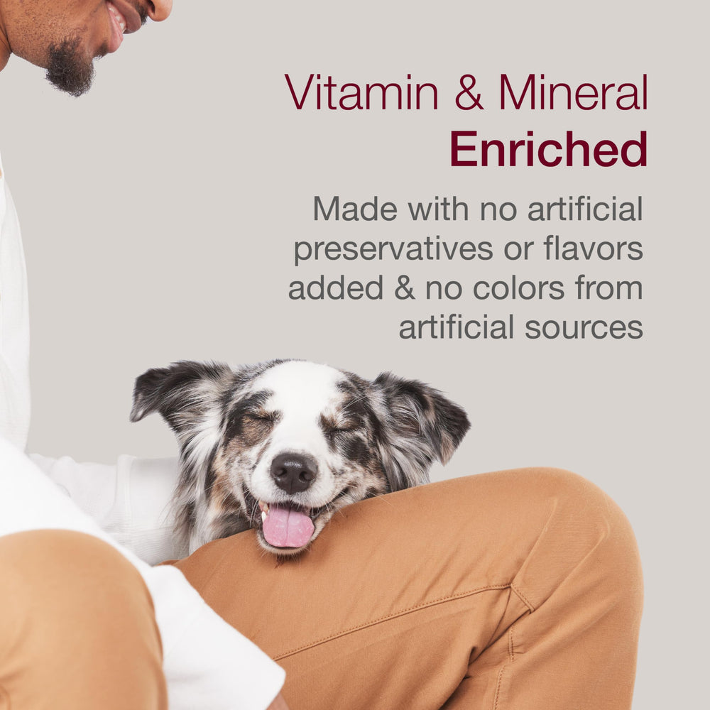 Etiqueta de vitaminas y minerales en SmartBones Copas