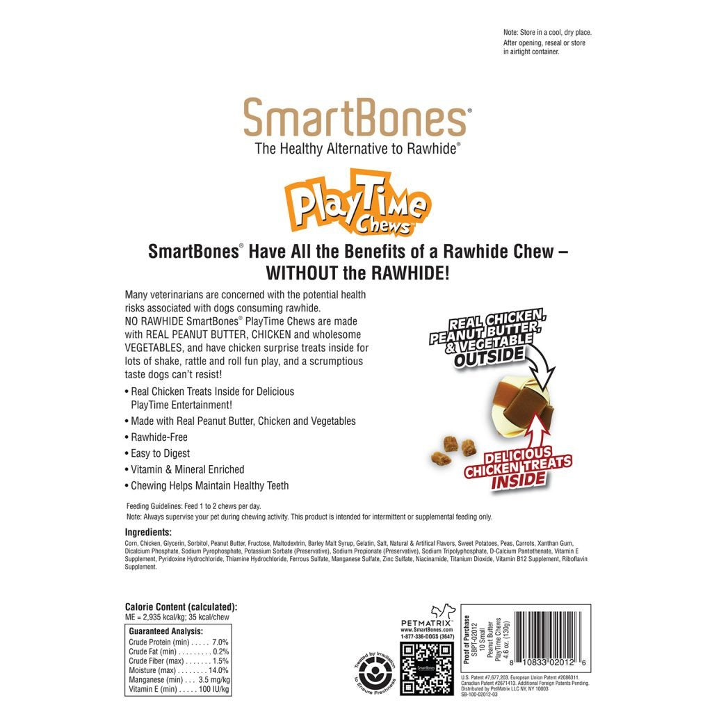 SmartBones DoubleTime Rollos PlayTime ayuda a dientes sanos al masticar
