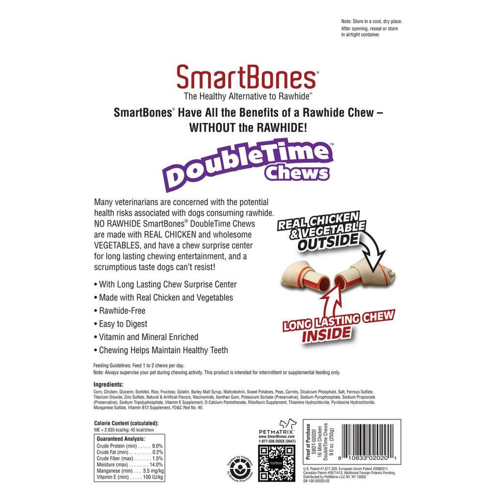 SmartBones DoubleTime mini: centro sorpresa para masticación prolongada