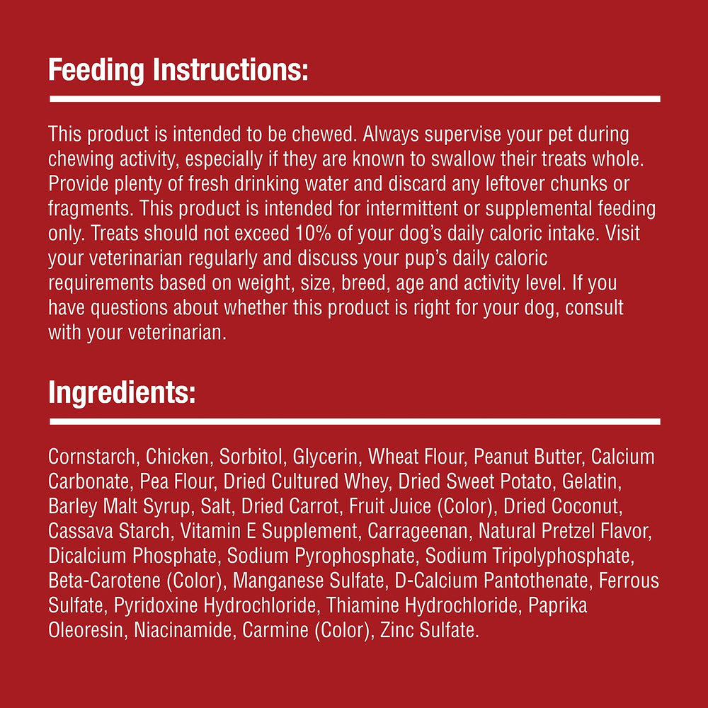 SmartBones enriquecido con vitaminas y minerales, snack nutritivo para perros.