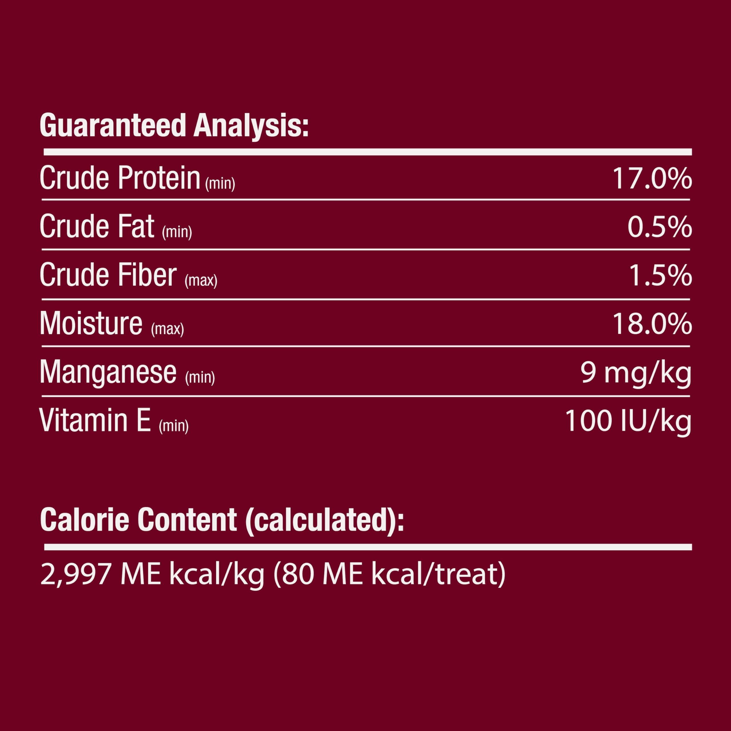 SmartBones ingredientes sin conservantes artificiales, snack seguro