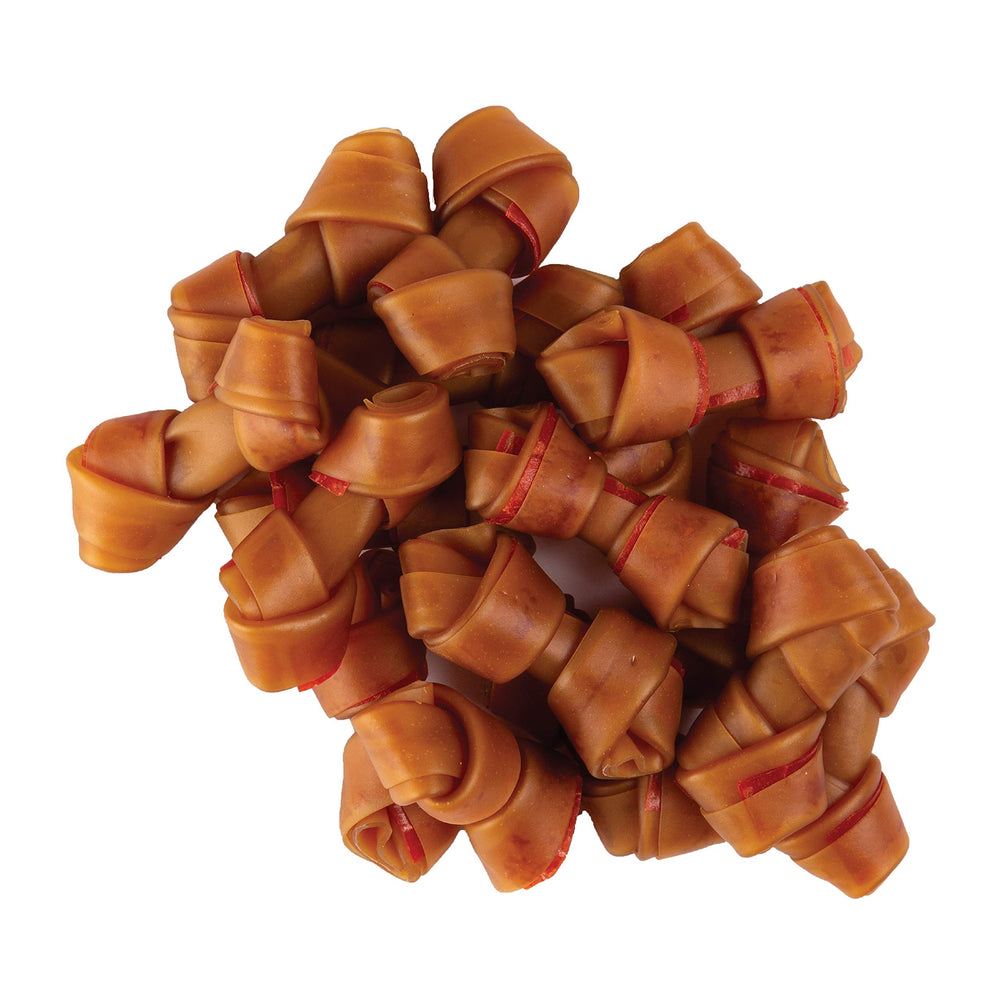 SmartBones Mini Bones con mantequilla de cacahuete real, masticada por perros felices