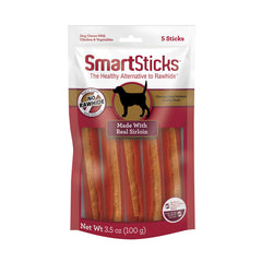 SmartSticks solomillo exterior: snack sin cuero para masticación segura.