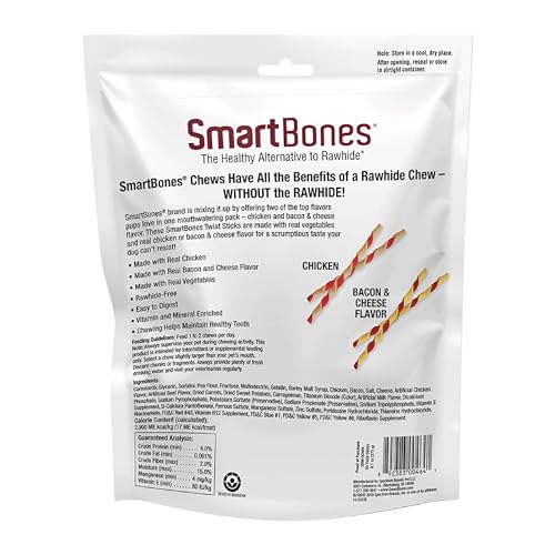 SmartBones Twist Sticks sabor pollo real, recompensa diaria