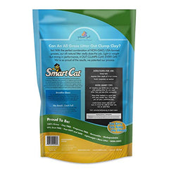 SmartCat textura suave de hierba para arena de gatos confiable.