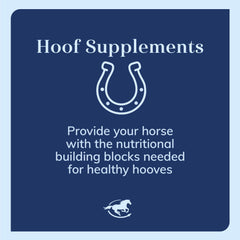 SmartEquine CocoHoof apoya biotina y vitaminas para mantenimiento del casco.