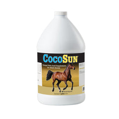 SmartEquine CocoSun: botella frontal para pelaje más brillante.