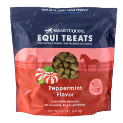 SmartEquine Equi Treats, envase 4 lb, premio diario para caballos.