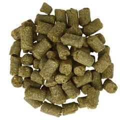 Base de alfalfa y remolacha, snack con fibra para caballos.