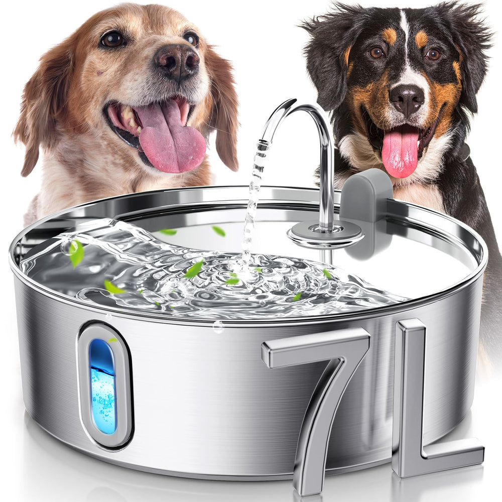 Smartoo fuente-agua-perro-grande-7l, hidratación sostenida para perros grandes